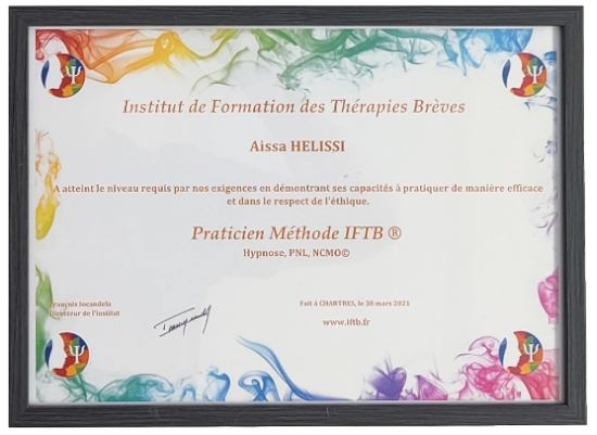 Certificat Praticien Méthode IFTB